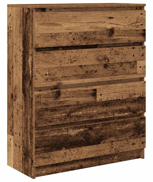 Příborník starého dřeva 80x35x99 cm kompozitní dřevo 3328487