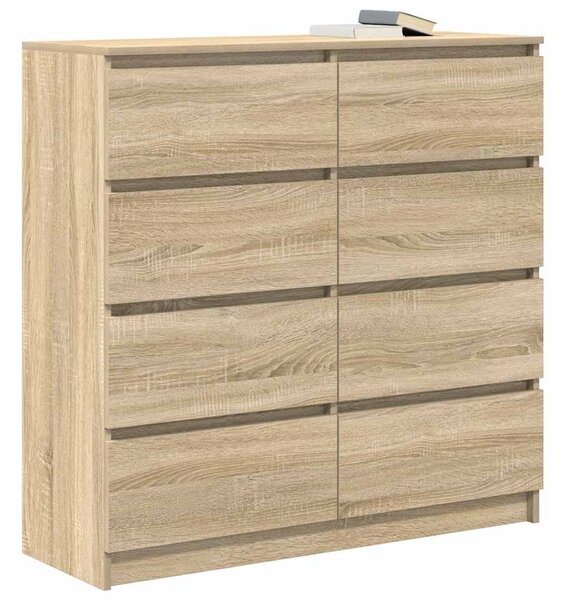 Příborník dub sonoma 100x35x99 cm kompozitní dřevo 3328491