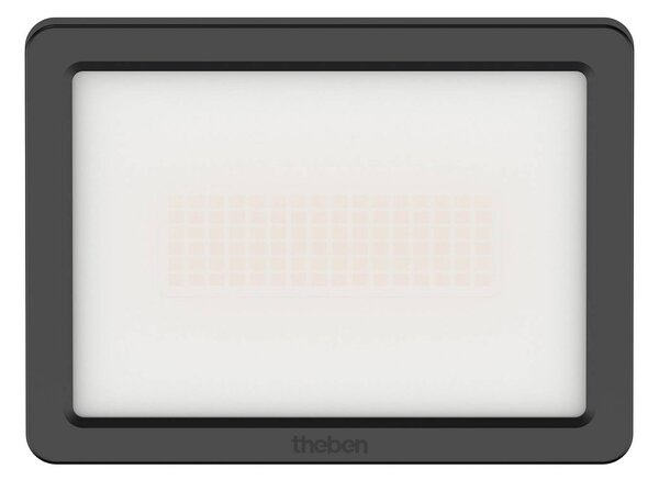 Theben LED venkovní nástěnný reflektor theLeda B20 dual, černý, IP65, Černá, Hliník, Nástěnné bodové svítidlo