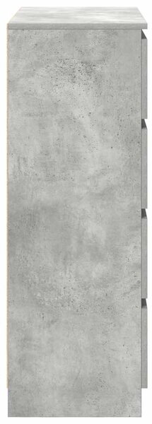 Příborník betonově šedý 80x35x99 cm kompozitní dřevo 3328483