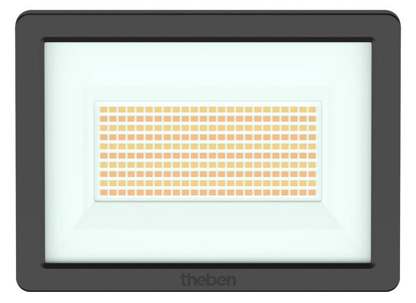 Theben LED venkovní nástěnný reflektor B50 dual, černý, IP65, Černá, Hliník, Nástěnné bodové svítidlo