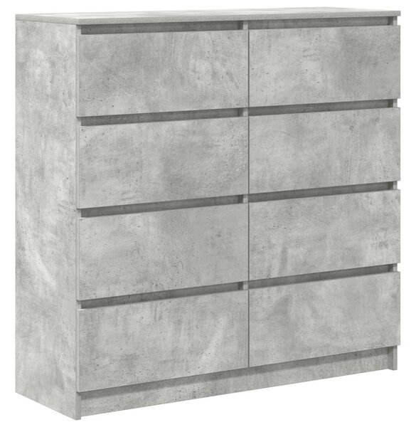 Příborník betonově šedý 100x35x99 cm kompozitní dřevo 3328492
