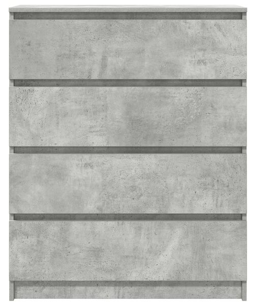 Příborník betonově šedý 80x35x99 cm kompozitní dřevo 3328483
