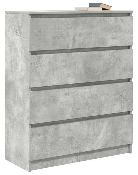 Příborník betonově šedý 80x35x99 cm kompozitní dřevo 3328483