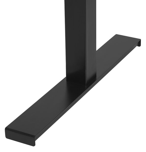 Elektricky výškově nastavitelný pracovní stůl DESTIN II Šedá/Černá 130 cm 72 cm