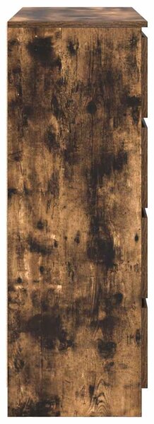 Příborník kouřový dub 100x35x99 cm kompozitní dřevo 3328493
