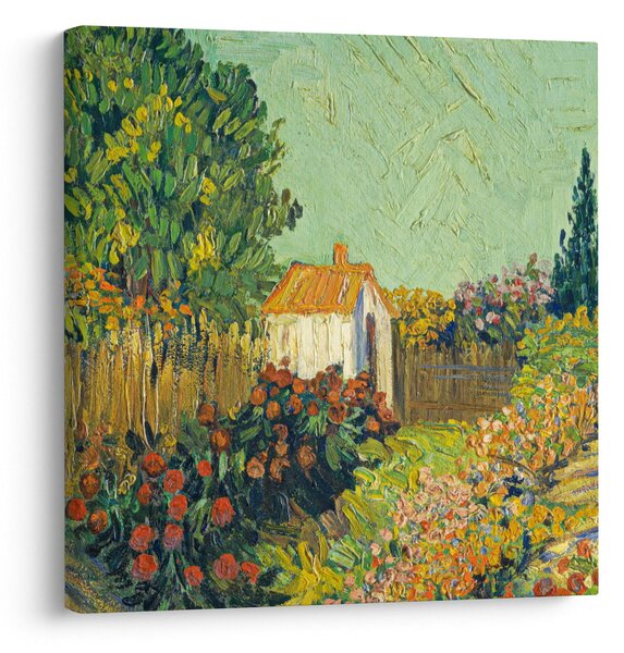 Obraz - Imitator of Vincent van Gogh, Landscape, reprodukce (30x30 cm)