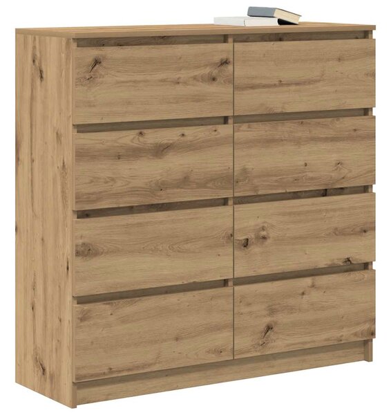 Příborník dub artisan 100x35x99 cm kompozitní dřevo 3328497