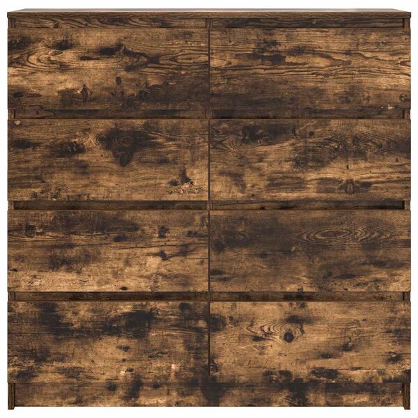 Příborník kouřový dub 100x35x99 cm kompozitní dřevo 3328493
