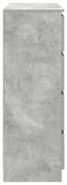 Příborník betonově šedý 100x35x99 cm kompozitní dřevo 3328492