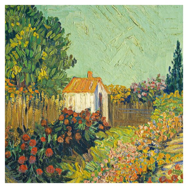 Obraz - Imitator of Vincent van Gogh, Landscape, reprodukce (30x30 cm)