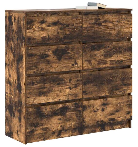 Příborník kouřový dub 100x35x99 cm kompozitní dřevo 3328493