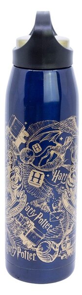 Tmavě modrá nerezová dětská termoska 665 ml Harry Potter – STOR