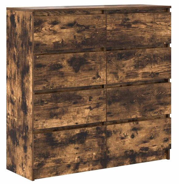 Příborník kouřový dub 100x35x99 cm kompozitní dřevo 3328493