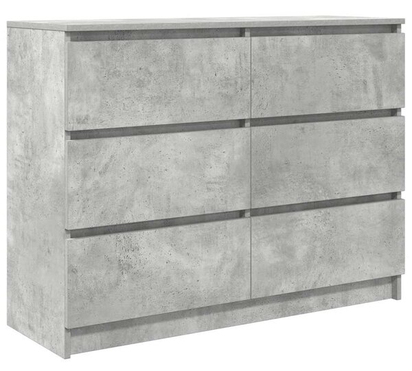 Příborník betonově šedý 100x35x76 cm Dřevěné konstrukce 3328501