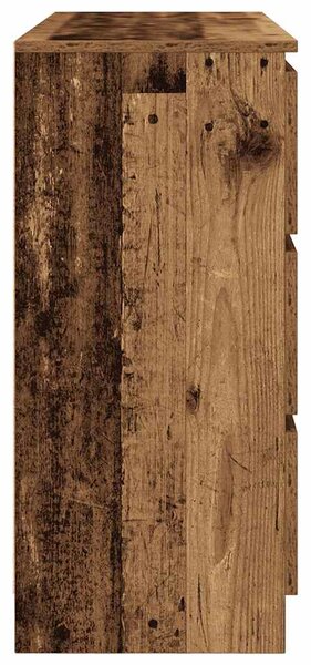 Příborník starého dřeva 100x35x76 cm Dřevěná konstrukce 3328505