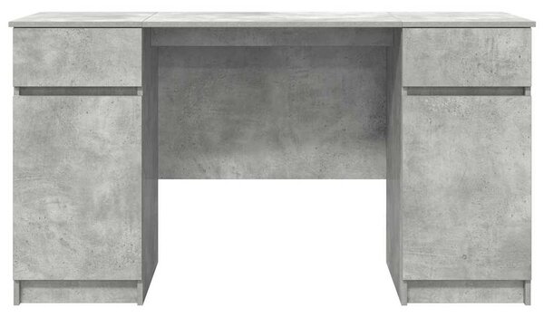 Stůl Betonová šedá Kompozitní dřevo 140 x 49 x 76 cm 3328510