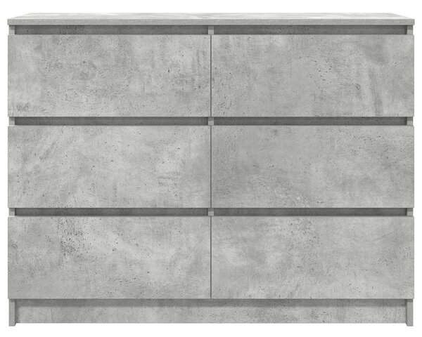 Příborník betonově šedý 100x35x76 cm Dřevěné konstrukce 3328501