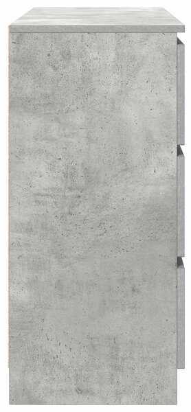 Příborník betonově šedý 100x35x76 cm Dřevěné konstrukce 3328501