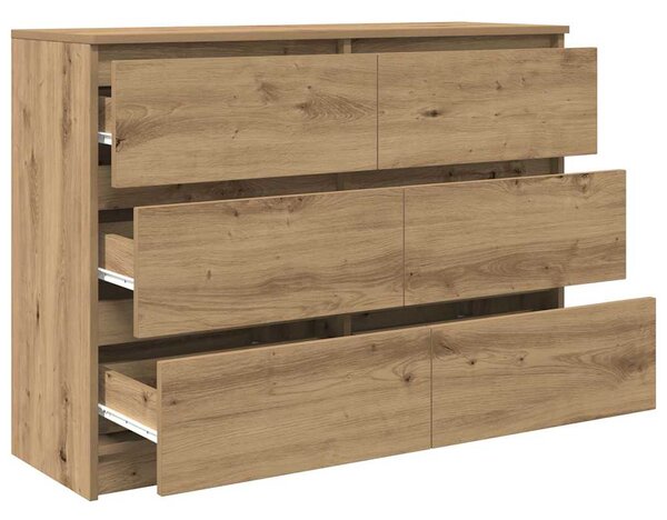 Příborník dub artisan 100x35x76 cm kompozitní dřevo 3328506
