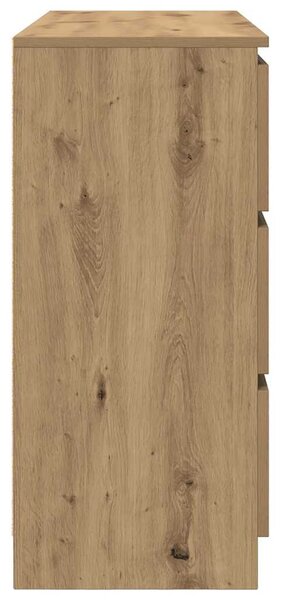 Příborník dub artisan 100x35x76 cm kompozitní dřevo 3328506