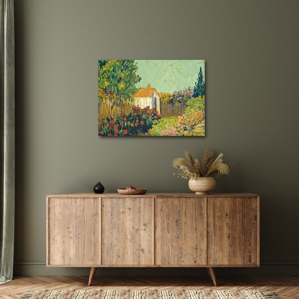 Obraz - Imitator of Vincent van Gogh, Landscape, reprodukce (70x50 cm)
