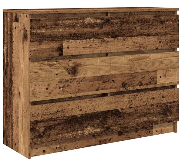 Příborník starého dřeva 100x35x76 cm Dřevěná konstrukce 3328505