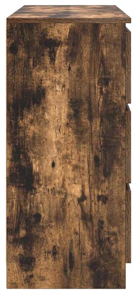 Příborník kouřový dub 100x35x76 cm kompozitní dřevo 3328502