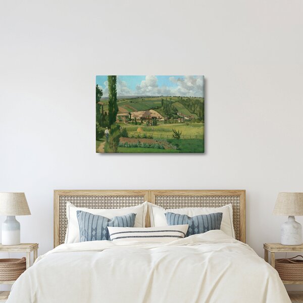 Obraz - Camille Pissarro, Landscape at Les Pâtis, Pontoise, reprodukce (70x50 cm)