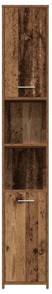 4dílná koupelnová sestava old wood kompozitní dřevo 3328553