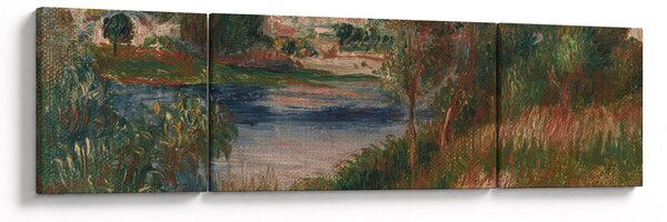 Obraz - Auguste Renoir, Landscape at Vetheuil, reprodukce (170x50 cm)
