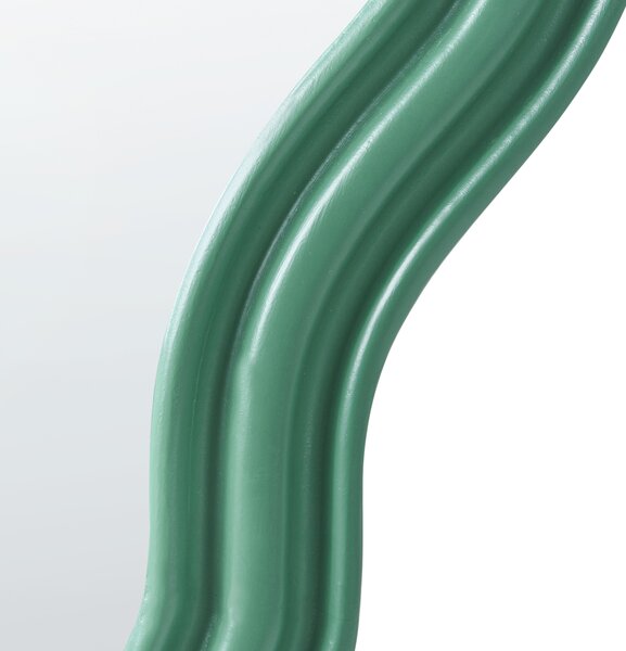 Zrcadlo ROCLES 68 cm 160 cm Tmavě zelená
