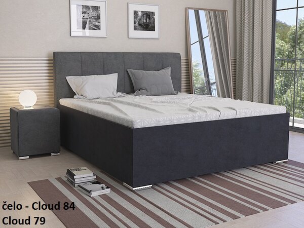 Vysoká postel Megan 190x200 cm - výběr barev