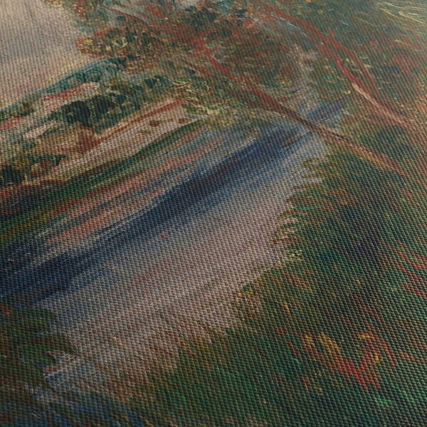 Obraz - Auguste Renoir, Landscape at Vetheuil, reprodukce (30x30 cm)