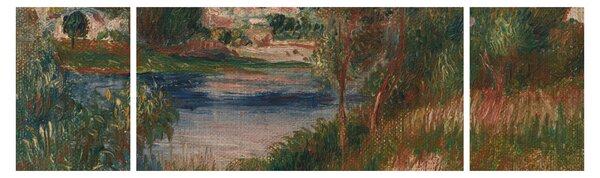 Obraz - Auguste Renoir, Landscape at Vetheuil, reprodukce (170x50 cm)