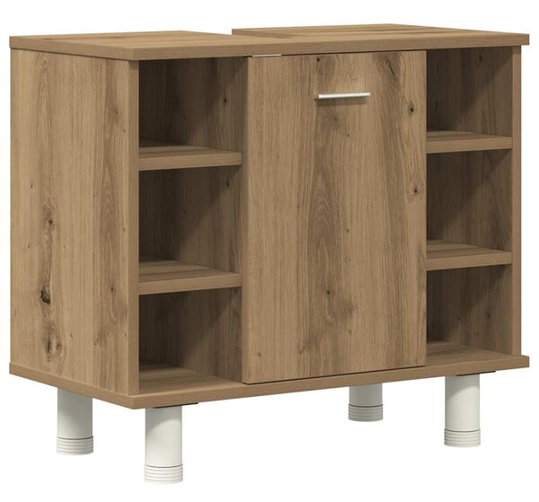 3dílná koupelnová sestava dub artisan kompozitní dřevo 3328570