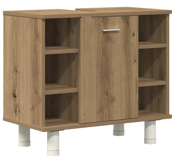 3dílná koupelnová sestava dub artisan kompozitní dřevo 3328568