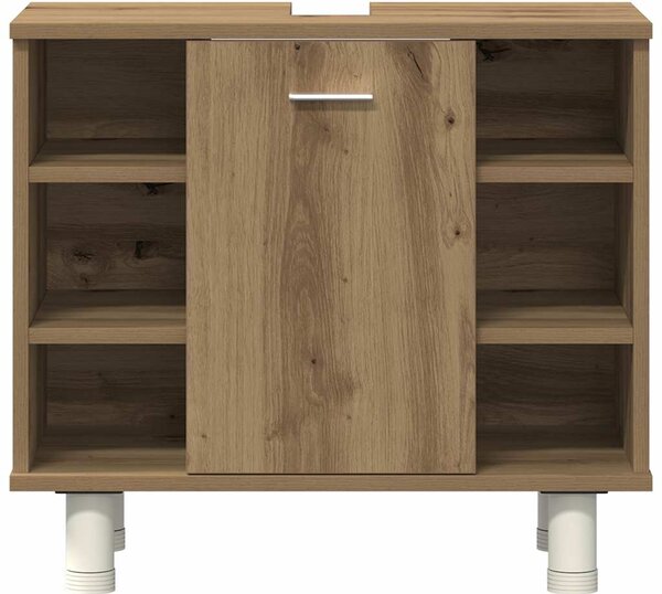 3dílná koupelnová sestava dub artisan kompozitní dřevo 3328568
