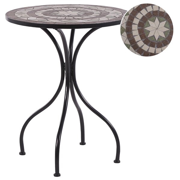 Bistro stolek CARIATI 60 cm 60 cm Černá