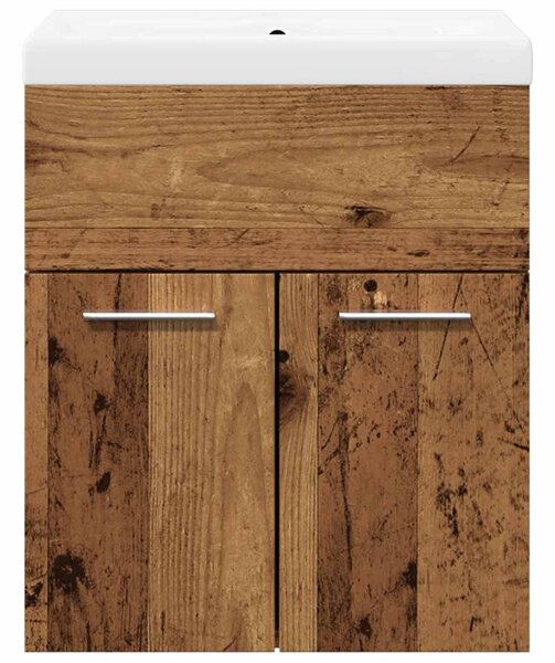 2dílná koupelnová sestava old wood kompozitní dřevo 3328581