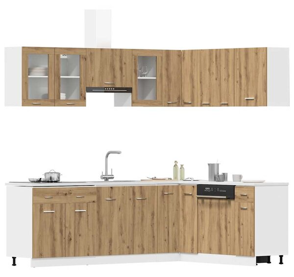 11dílná sada kuchyňských skříněk "Lyon" Artisan Dub, dřevěné podlahy 3328578