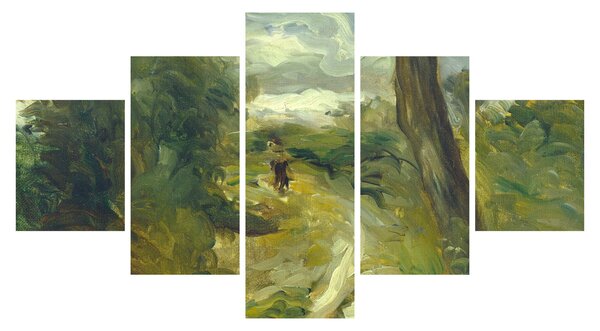 Obraz - Auguste Renoir, Landscape between Storms, reprodukce (125x70 cm)