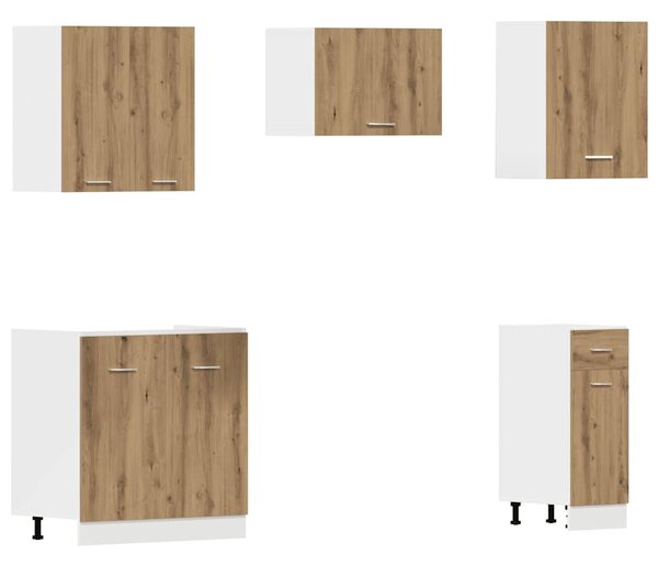 11dílná sada kuchyňských skříněk "Lyon" Artisan Dub, dřevěné podlahy 3328578
