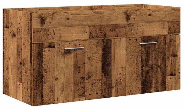 3dílná koupelnová sestava old wood kompozitní dřevo 3328587