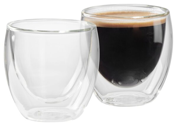 SADA SKLENIC NA ESPRESSO 2 ks Novel - Šálky & podšálky