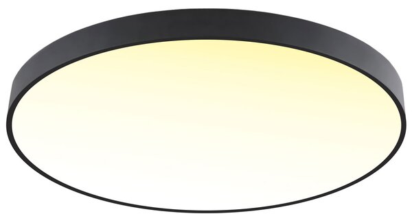 LEDsviti Černý designový LED panel 500mm 36W teplá bílá (9727)