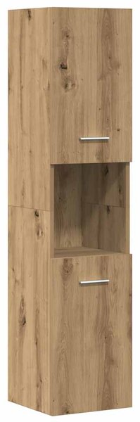 3dílná koupelnová sestava dub artisan kompozitní dřevo 3328592
