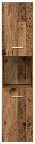 4dílná koupelnová sestava old wood kompozitní dřevo 3328595