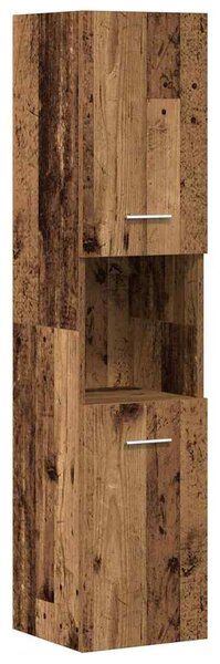 4dílná koupelnová sestava old wood kompozitní dřevo 3328595