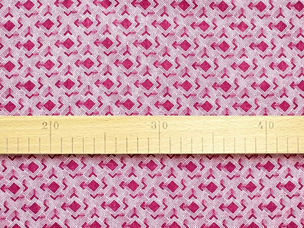 Snový svět Sgrafitové čtverce červené - francouzský len